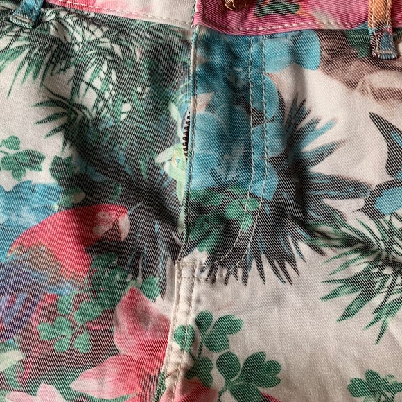 ZARA TROPICAL SUMMER SHORTS SIZE 8 - Picture 3 of 7